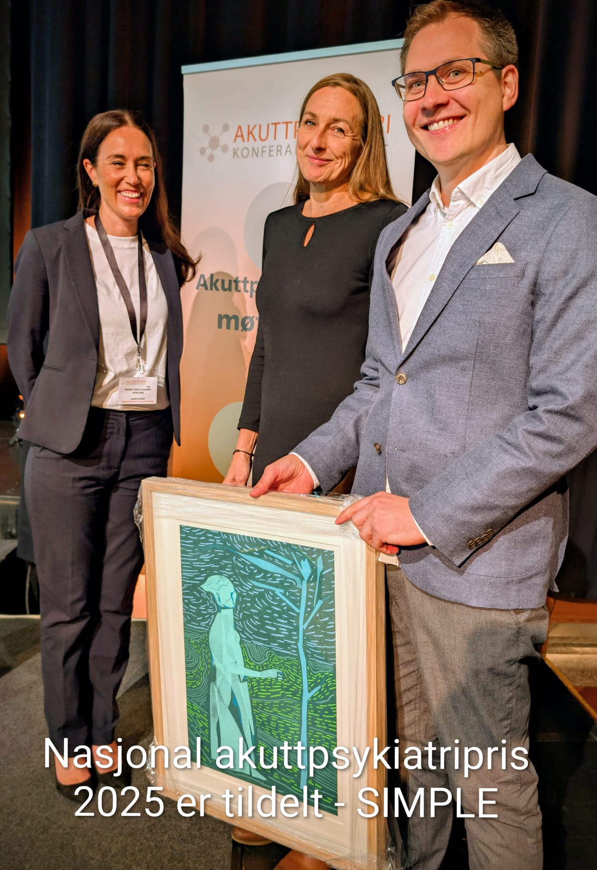 SIMPLE tildeles Akuttpsykiatriprisen 2025
